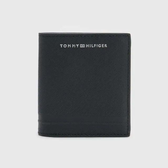 Tommy Hilfiger - Ανδρικό Δερμάτινο Πορτοφόλι Th Business Leather Trifold AM0AM10984-BDS Μαύρο