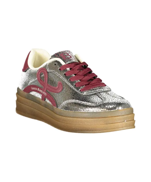 Laura Biagiotti – Γυναικεία Sneakers 9804-SILVER Ασημί 2