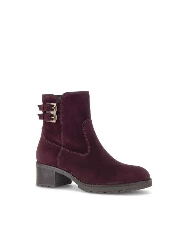 Gabor Μποτάκια Γυναικείο δέρμα Nubuck Μπορντώ GAB/801102 003-MUBERRY - 36 2