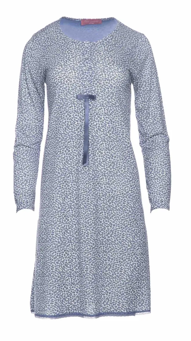 W519 - Type - NIGHTGOWN BLUE LEOPARD 2