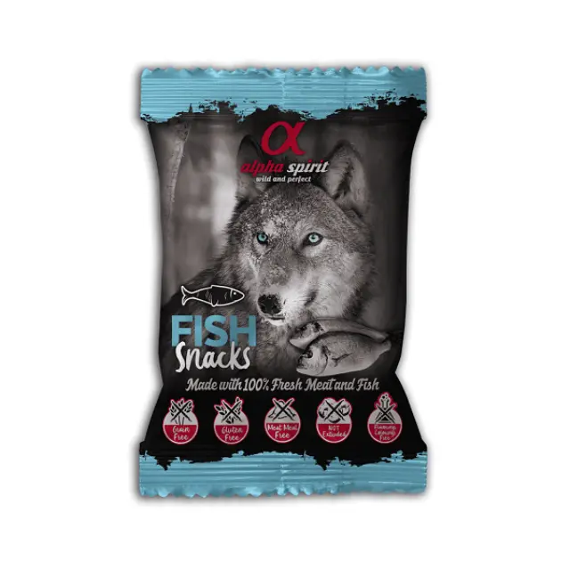 Alpha spirit Fish Snacks 50gr