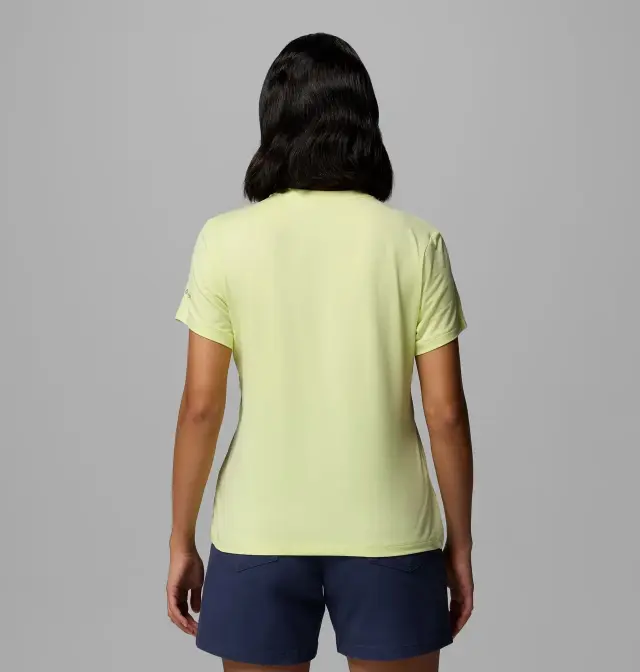 Columbia Parsons Point T-Shirt Citron Haze Heather – Γυναικείο Μπλουζάκι με Τύπωμα - 2154951-775 - L 3