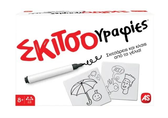 AS Games Επιτραπέζιο Παιχνίδι Σκιτσογραφίες Για Ηλικίες 8+ Χρονών Και 2-6 Παίκτες