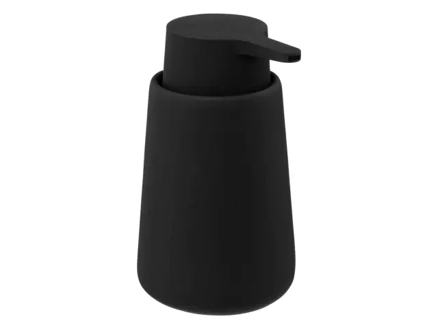 Δοχείο κρεμοσάπουνου Colorama 5five με χωρητικότητα 250ml και διαστάσεις 8.3x14.8cm - Βlack kohl 174879J