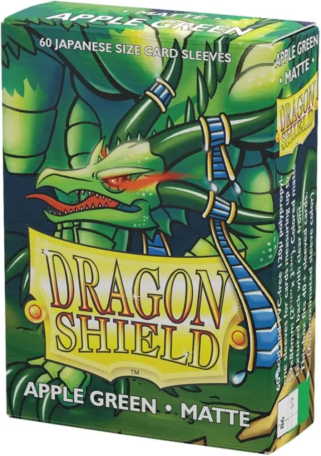 Dragon Shield Small Sleeves - Japanese Matte Apple Green (60 Sleeves)