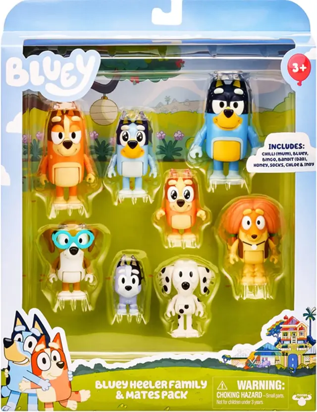 Bluey - BLUEY 8 FIGURE MULTIPACK - 90128 - Toys
