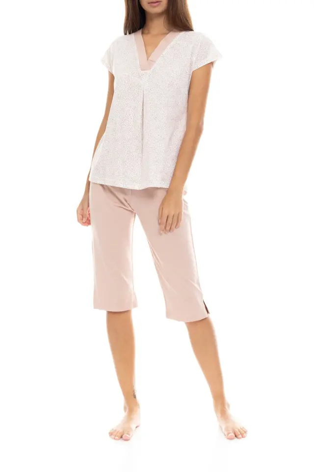 S1320 - Type - PYJAMA CAPRI V ROMANTIC FLOWER 2