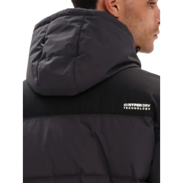 Emerson Hooded Puffer Jacket (232.EM10.57-EBONY-BLACK) - Μαύρο 2