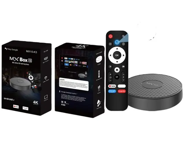 Αποκωδικοποιητής MX10 K3 Android 13.0 2G+16G H313 Dual Wifi HD 4K Network Media Player HL18668-291