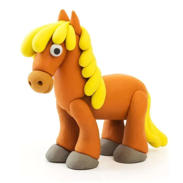 Hey Clay Κατασκευές από Πολύχρωμο Πηλό Animals Horse (3+ ετών) 50112 2