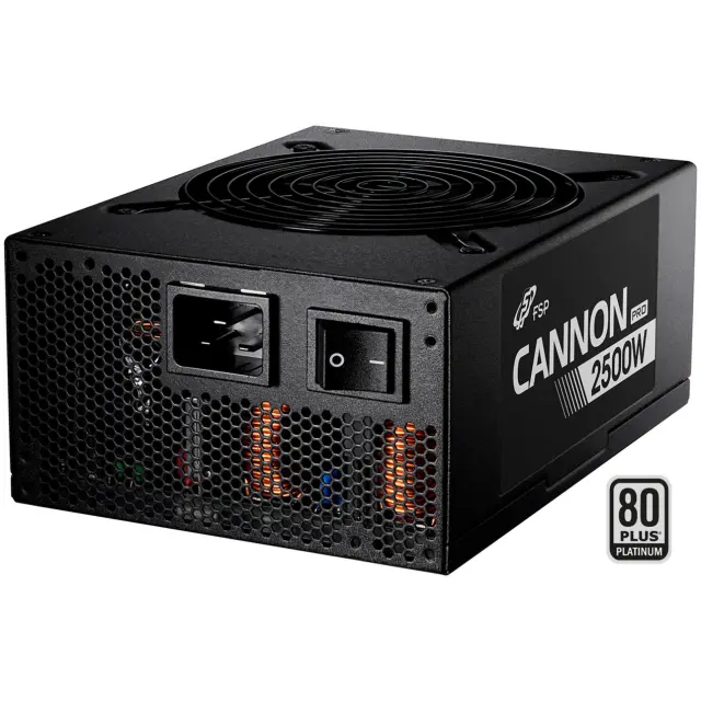 Fortron CANNON PRO 2500 (black, 4x 12-Pin, 3x PCIe, Kabelmanagement, 2500 Watt)