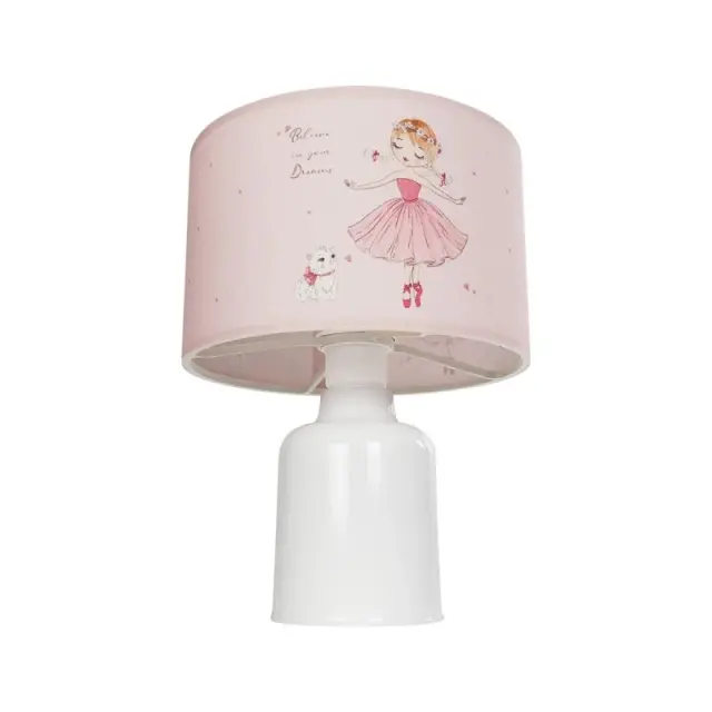 Παιδικό Επιτραπέζιο Φωτιστικό BALLERINA 24cm E27 Πολύχρωμο Ροζ 2