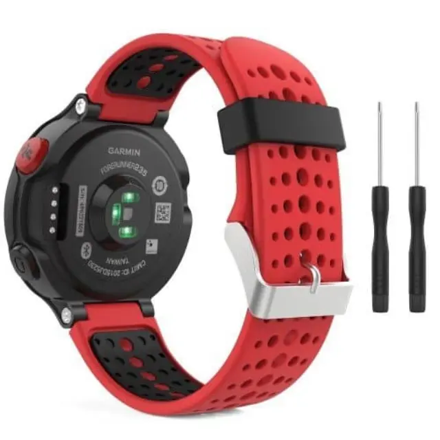 Λουράκι για Garmin Forerunner 220/230/235/630/735- Red/Black ΟΕΜ 2