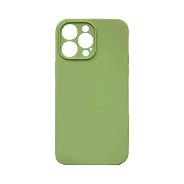 Θήκη Σιλικόνης Soft Back Liquid Silicone Case Για Apple iPhone 13 Pro Max Πράσινη