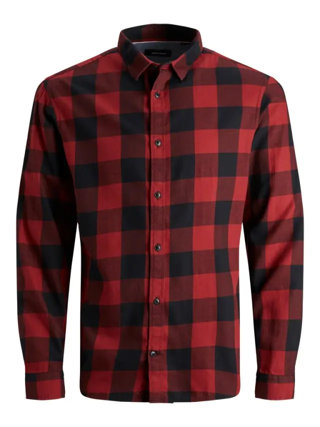 JJEGINGHAM TWILL SHIRT L/S NOOS Brick Red