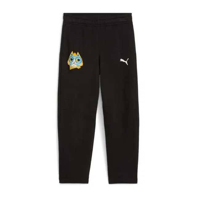 Puma Boy's Moody Cat Sweatpants Μαύρο 632209-01 (Puma)