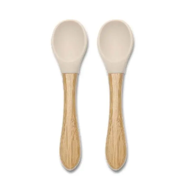 Lorelli Κουτάλια Σιλικόνης 2T. Natural Beige 10230680005