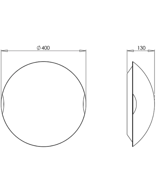Fox 2385-65 Ø40 φωτιστικό πλαφονιέρα Nickel 2