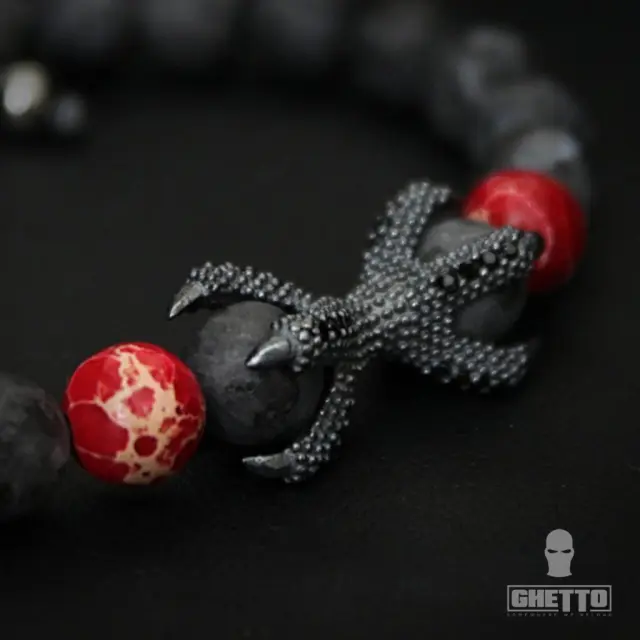 Ghetto Dragon Claw Macrame Bracelet 2