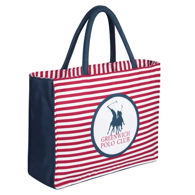 Τσάντα Θαλάσσης 46x36 Greenwich Polo Club 4027 Red-Blue 100% Πολυέστερ 2