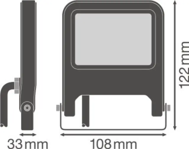 Προβολέας FLOODLIGHT VALUE 10W 4000K IP65 Μαύρος OSRAM LEDVNACE 2