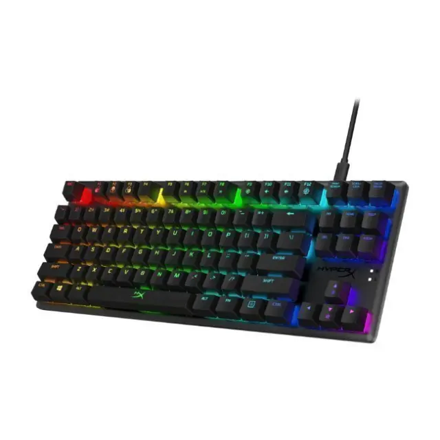 HyperX Gaming Keyboard Alloy Origins Core Red Switches RGB Black US-Layout (4P5P3AD#ABD) 2
