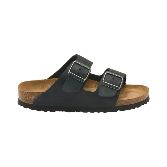 Birkenstock Πέδιλα Γυναικείο δέρμα Oiled Μαύρο BIR/ARIZONA SOFT 752483 BLACK