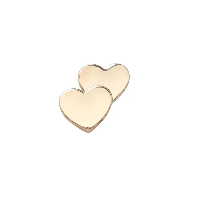 Γυναικείο Διακoσμητικό Crocs Jibbitz Charms 10009601 Double Heart Χρυσό - One Size