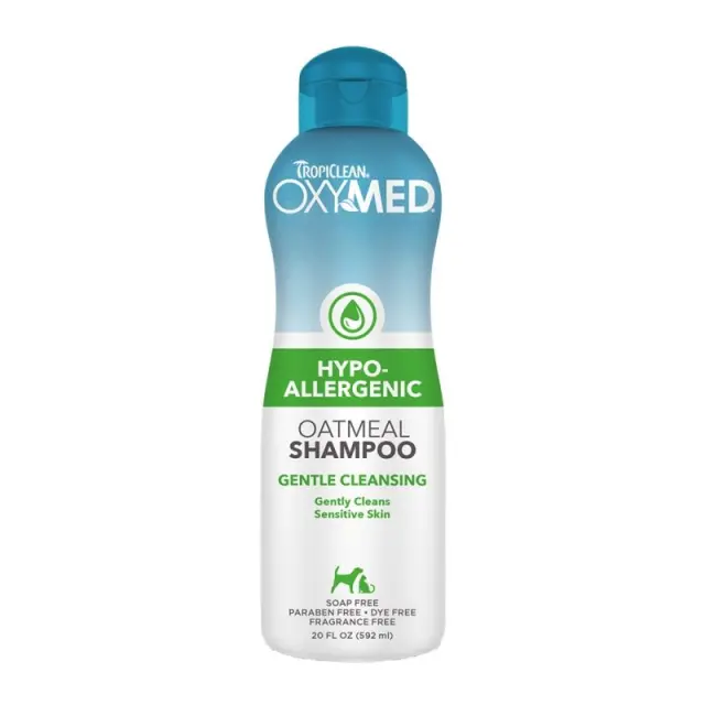 Tropiclean Oxymed Hypo Allergenic Oatmeal Σαμπουάν Σκύλου & Γάτας 355ml Μονόχρωμο