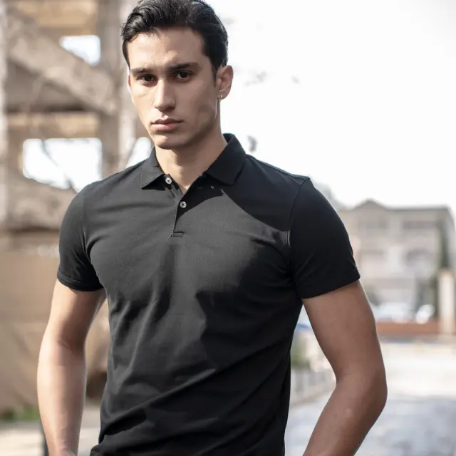 Μπλούζα Polo Noshame® Μαύρη - 112314 - XXL 2