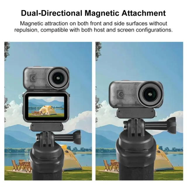 Puluz® Προσαρμογέας Τριπόδου για DJI Osmo Action 6/Nano-Black 3