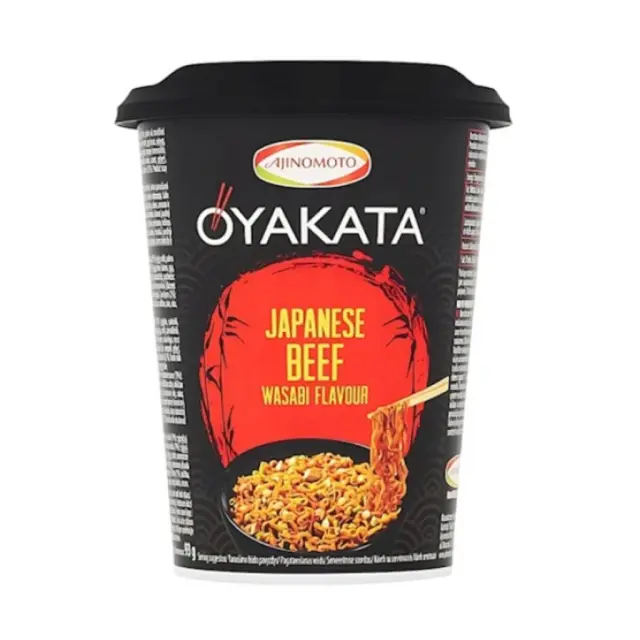 Oyataka Noodles Cup Japanese Beef Wasabi 93gr