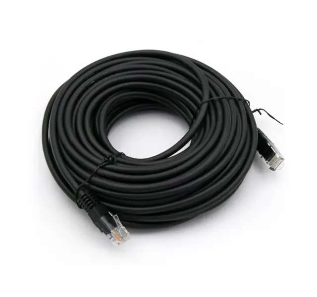 ΚΑΛΩΔΙΟ UTP Cat5e ΧΑΛΚΟΥ(CU) 4x2x7*0.16mm 15m PRO ΜΑΥΡΟ