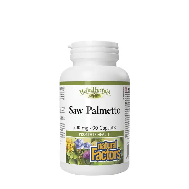 Natural Factors Saw Palmetto 500 mg
