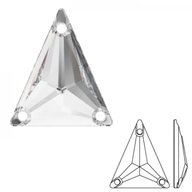Swarovski Ραφτά 3271 Slim Triangle Crystal 18x21.1mm - 1τεμ