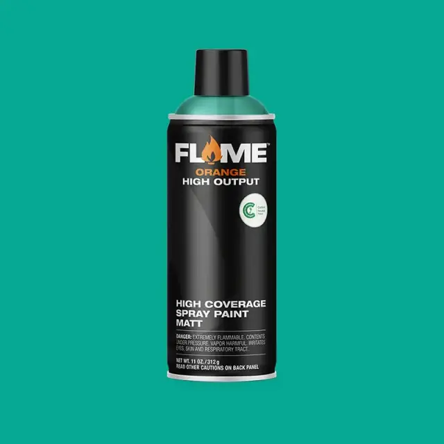 Flame Orange Spray Paint 400ml FO-604 Lagoon Blue