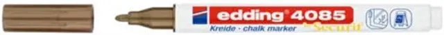Μαρκαδόρος Υγρής Κιμωλίας Chalk Marker 4085 Χαλκού (Edding)