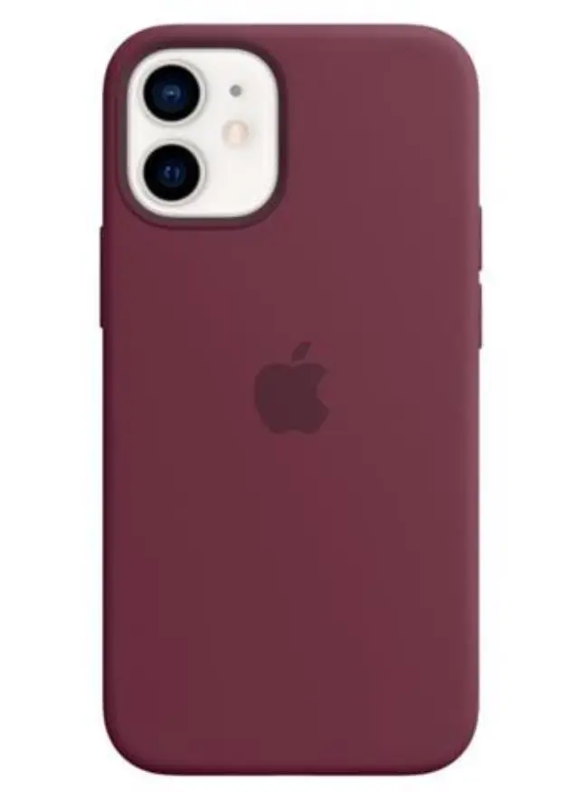 MHKQ3ZE/A Apple Silicone Magsafe Cover for iPhone 12 Mini Plum