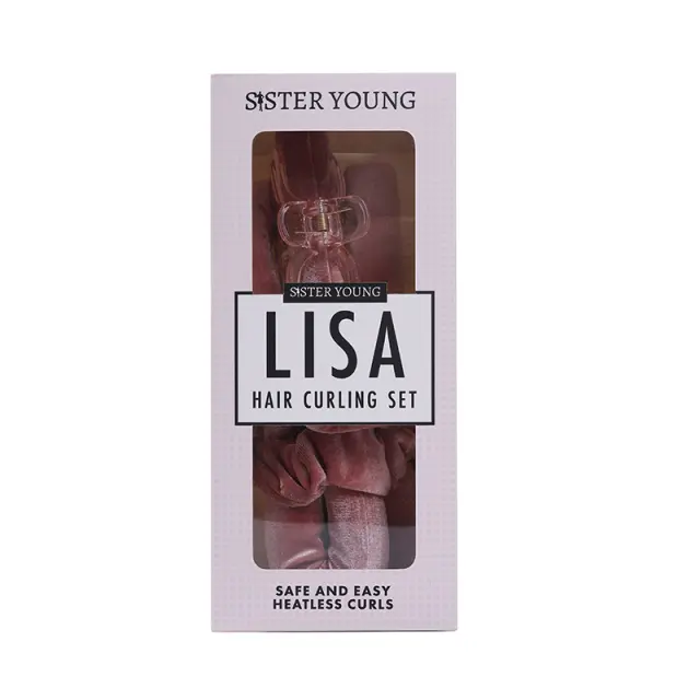 Sister Young LISA Pink Σετ για Κυματιστά Μαλλιά Χωρίς Θερμότητα