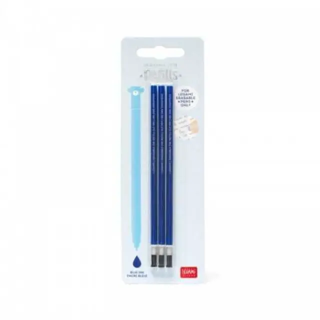 Legami Milano Refill Erasable Pen Blue 3Τμχ/ REFEP0005 (Legami)
