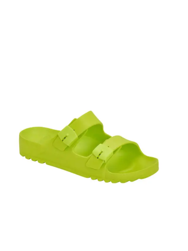 Scholl Bahia Lime Green Σαγιονάρες σε Λαιμ Χρώμα 38