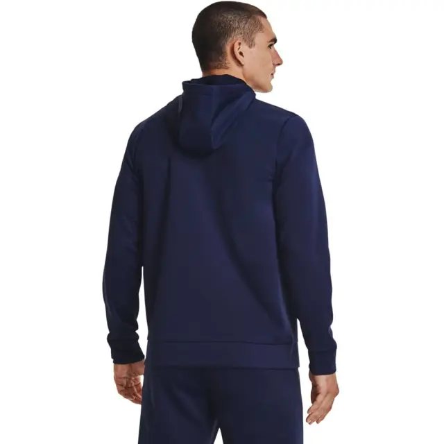 Under Armour Men's Fleece Full Zip Hoodie. Μπλε Σκούρο 1373357-410 (Under Armour) - XXLarge 2