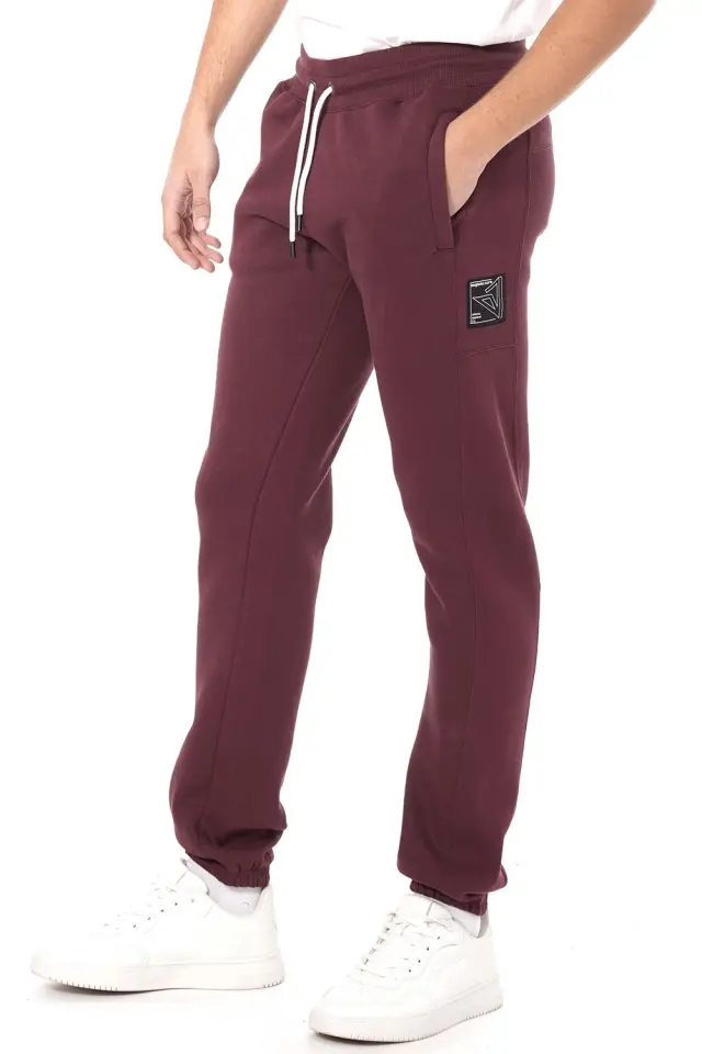 ATHLETIC CUFFED PANTS 22057-BORDEAUX - M 3
