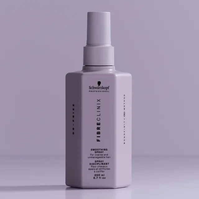 Schwarzkopf Professional Fibre Clinix De-Frizz Smoothing Spray 200ml 2