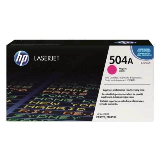 HP 504A Γνήσιο Toner Laser Εκτυπωτή Ματζέντα 7000 Σελίδων CE253A