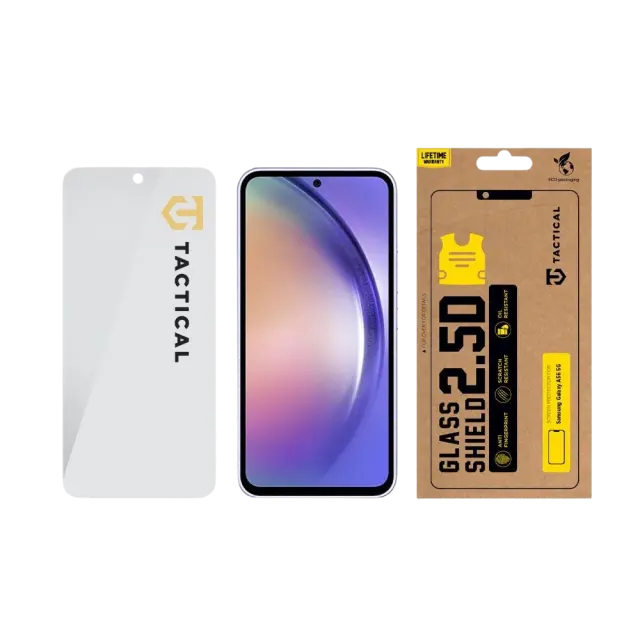 Tactical Glass Shield 2.5D for Samsung Galaxy A36 5G/A56 5G Clear 3