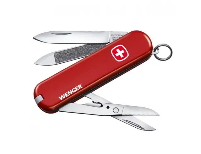 Ελβετικός Σουγιάς Victorinox Wenger με 7 λειτουργίες και μήκος 6.5cm - Red0.6423.91