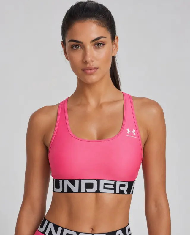Under Armour Γυναικείο Μπουστάκι Αθλητικό Ροζ - XS