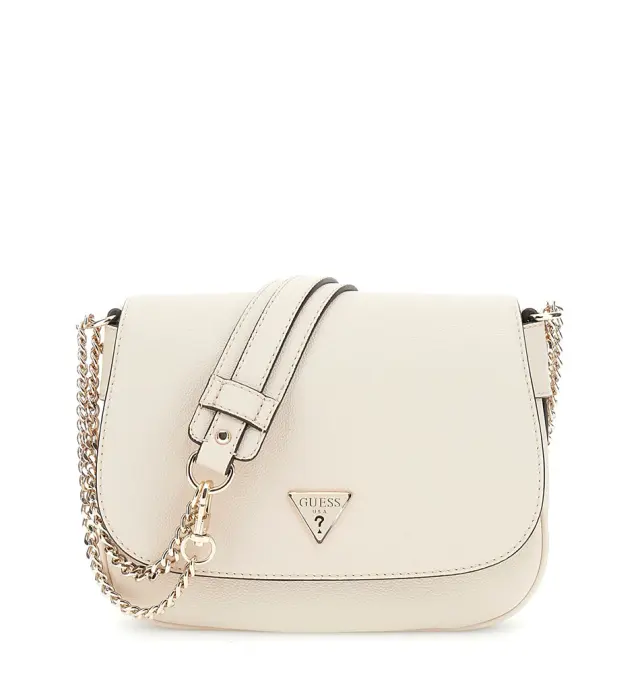Τσάντα GUESS Fedora Flap HWBG9519190 Ιβουάρ