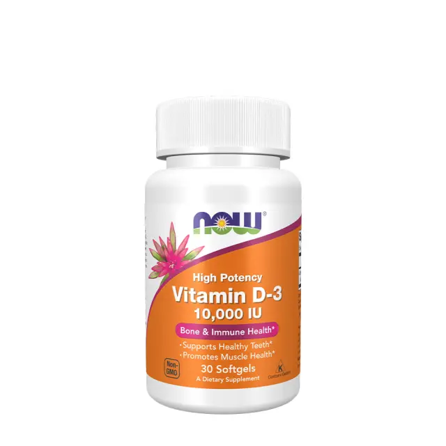 Now Foods Vitamin D-3 10,000 IU 30 Softgels